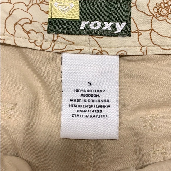Roxy Capri Khaki Size 5 - Picture 4 of 5